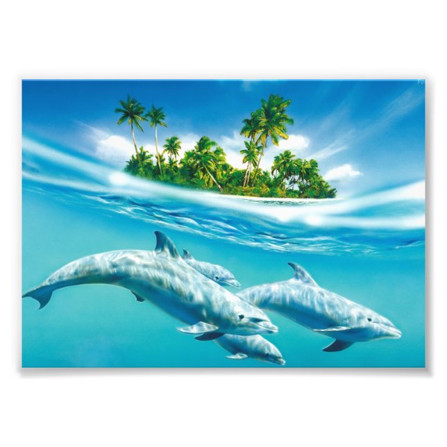 Foto Impresión fotográfica-Delfines (Frente)