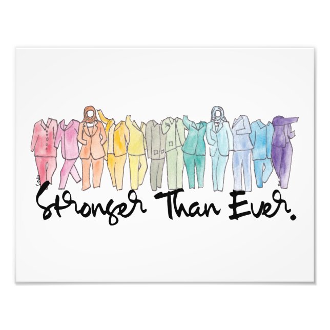 Foto Impresión grande más fuerte juntos (Frente)