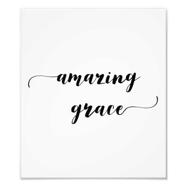 Foto Impresión 'Increíble Grace' (Frente)