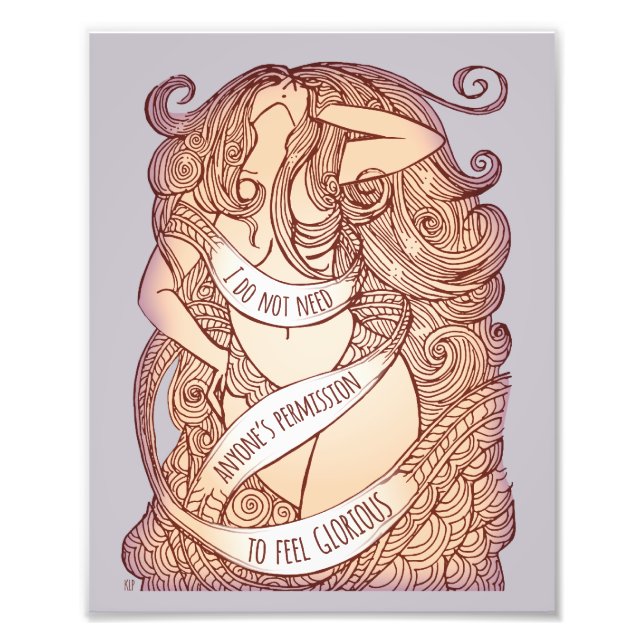 Foto Impresión mediana gloriosa en Lilac (Frente)