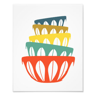 Foto Impresión moderna de mediados de siglo