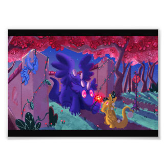 Foto Impresión nocturna mágica