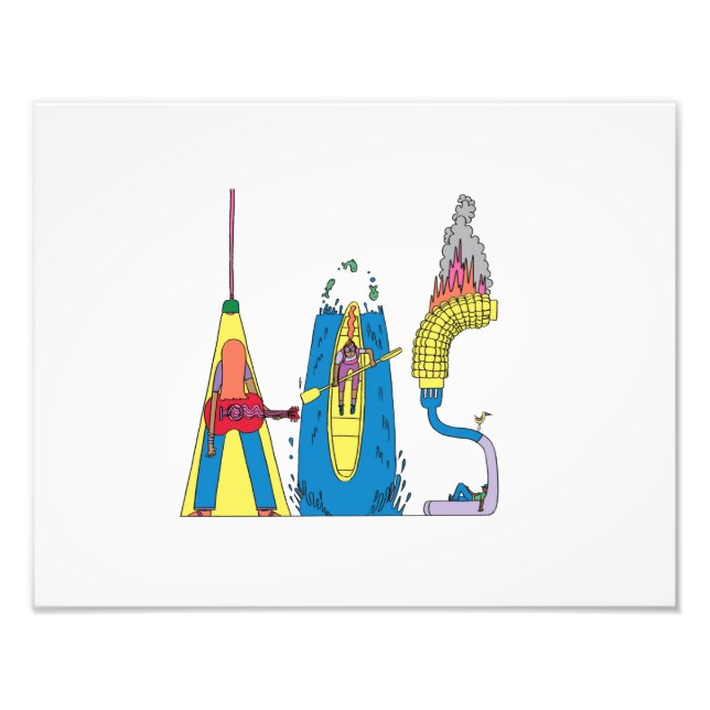 Foto Impresión personalizado | AUSTIN, TX (AUS) (Frente)