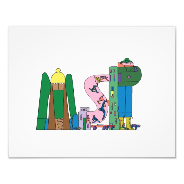 Foto Impresión personalizado | MINNEAPOLIS, MN (MSP) (Frente)