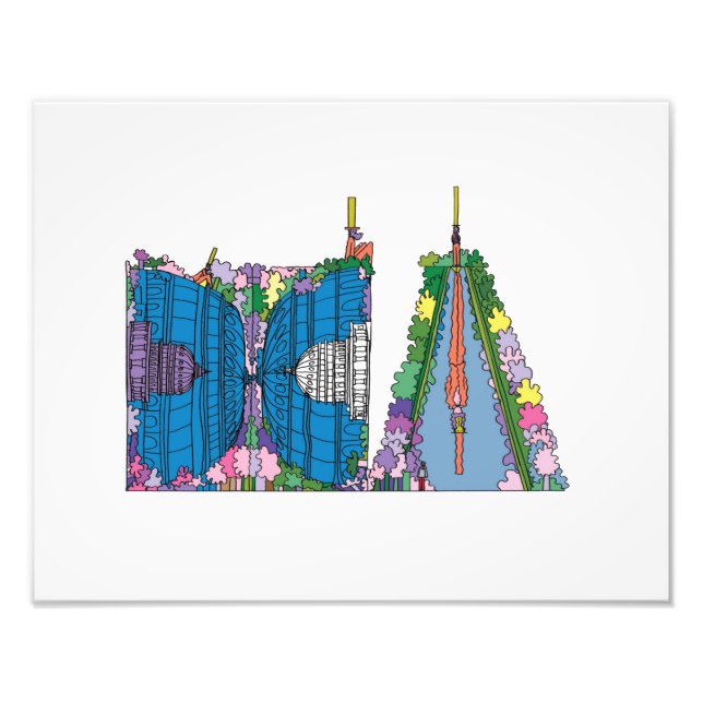 Foto Impresión personalizado | WASHINGTON, DC (DCA) (Frente)