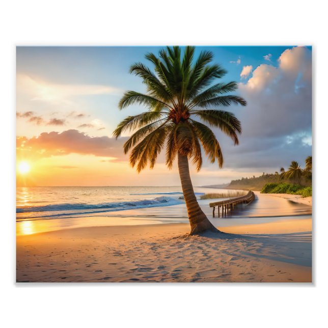 Foto Impresión Playa Tropical (Frente)