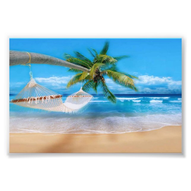 Foto Impresión Playa Tropical (Frente)
