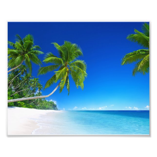 Foto Impresión Playa Tropical (Frente)