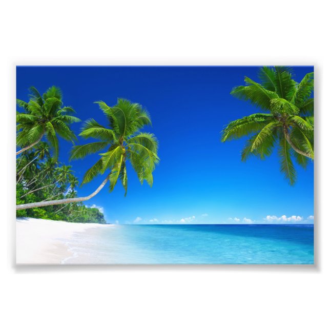 Foto Impresión Playa Tropical (Frente)