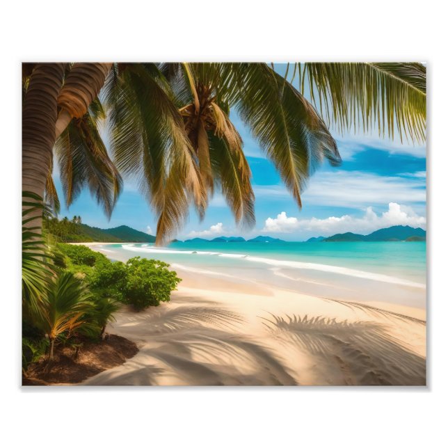 Foto Impresión Playa Tropical (Frente)