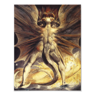 Foto Impresión roja del dragón de Guillermo Blake
