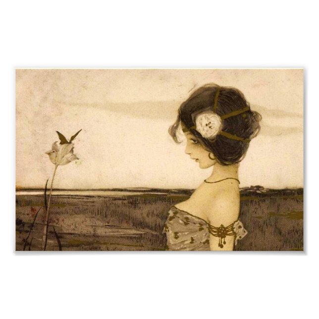 Foto Impresión virgen griega vintage (Frente)