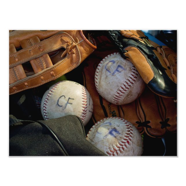 Foto IMPRESIONES - "Béisbol en la horquilla Clark" (Frente)
