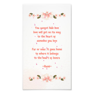 Foto Impresiones con poema