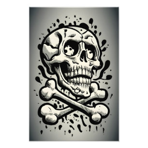 Foto Impresiones de arte de cráneo