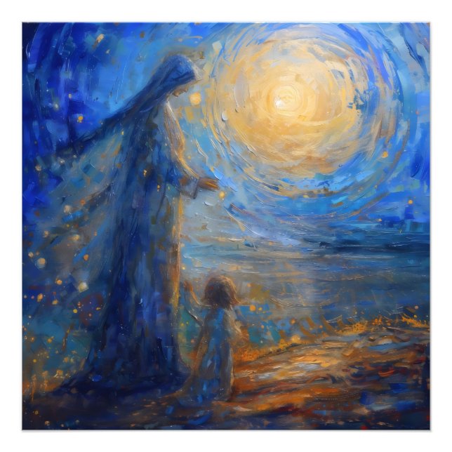 Foto Impresionismo Santa María y el Niño Jesús (Frente)