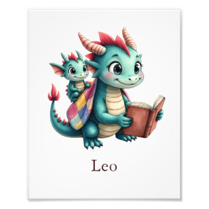 Foto Imprimir arte de dragón bebé personalizado para ha