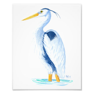 Foto Imprimir arte - Gran garza azul