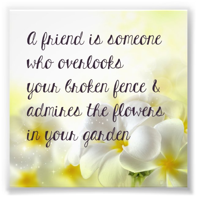 Foto Imprimir cita de amigo (Frente)