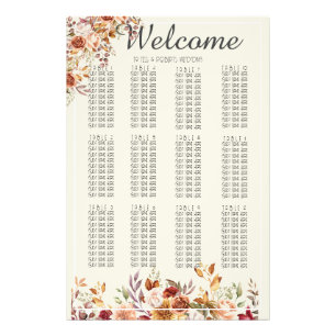 Foto Imprimir gráfico de asientos de flotación floral d