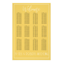 Foto Imprimir gráfico de asientos Minimalistas amarillo