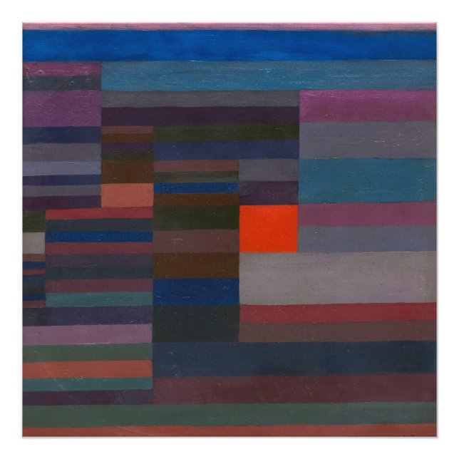 Foto Incendio en la noche de Paul Klee (Frente)