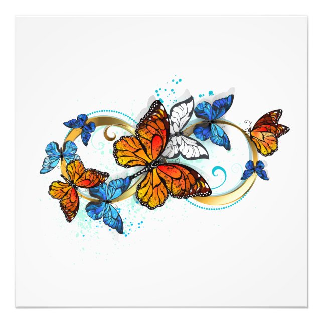 Foto Infinidad de Mariposas Monarca (Frente)