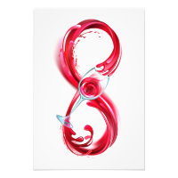 Infinito con vino Rojo