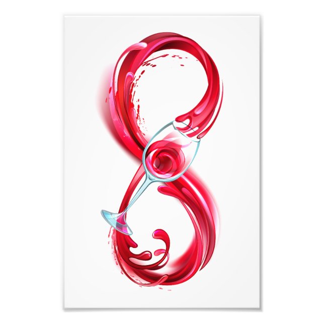 Foto Infinito con vino Rojo (Frente)
