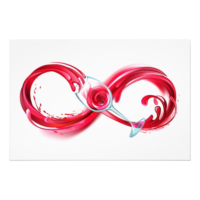 Foto Infinito con vino Rojo (Frente)