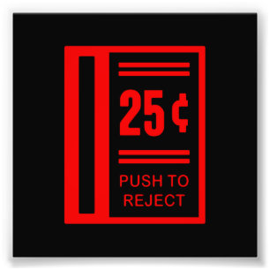 Foto Inserte la moneda para jugar al videojuego de la