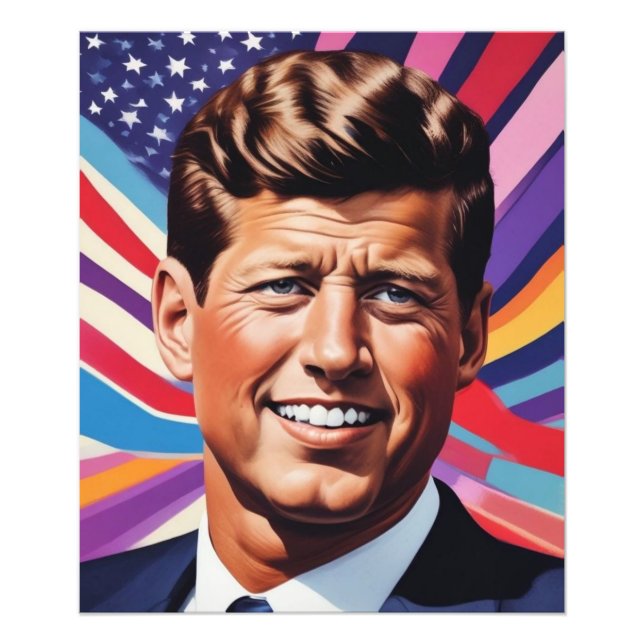 Foto Inspiración motivacional de JFK John F. Kennedy (Frente)