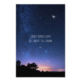 Foto Inspirational Motivational Rumi Quote Stars