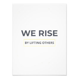 Foto Inspirational Quote We Rise By Lifting Others Post