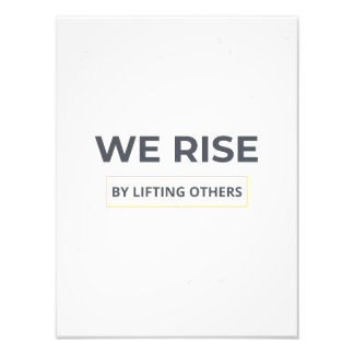 Foto Inspirational Quote We Rise By Lifting Others Post