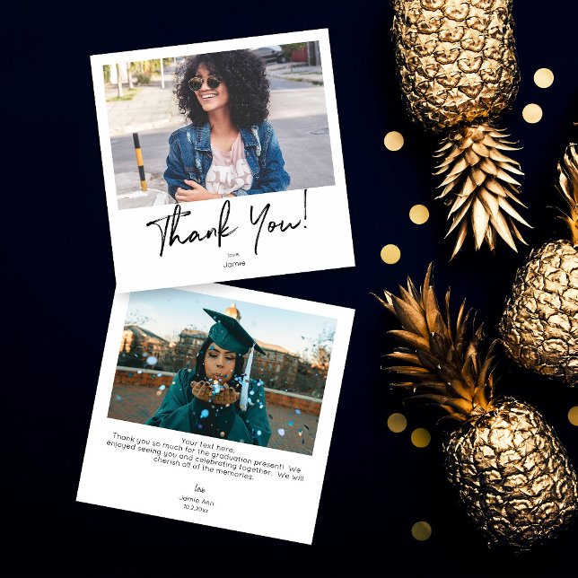 Foto instantánea y tipografía - Tarjeta de agradec (Subido por el creador)