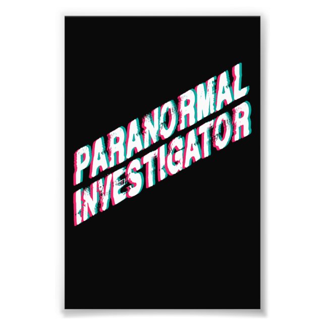 Foto Investigador paranormal (Frente)