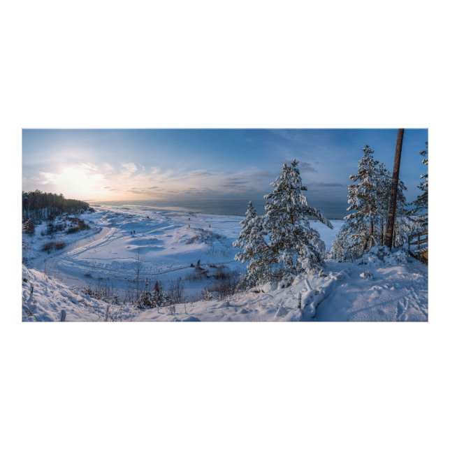Foto Invierno de nieve Costa del Mar Báltico (Frente)