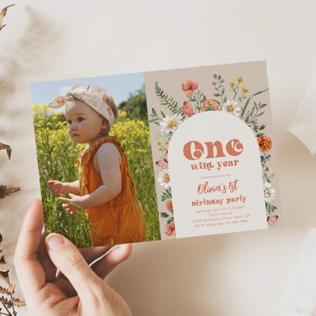 Foto Invitación a cumpleaños de un año salvaje (Subido por el creador)