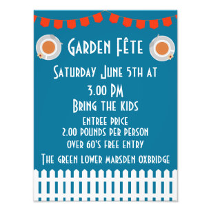 Foto Invitación a la fiesta de jardín