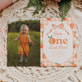 Foto: Invitación al cumpleaños de Sweet Peach