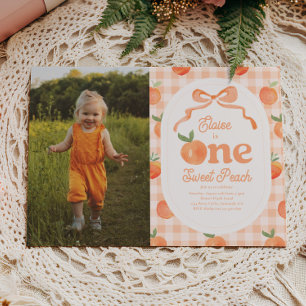 Foto: Invitación al cumpleaños de Sweet Peach