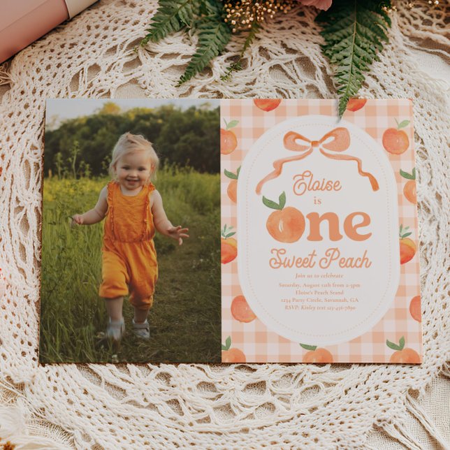 Foto: Invitación al cumpleaños de Sweet Peach (Subido por el creador)