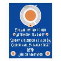 Invitación al té de la tarde