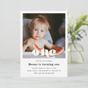 Foto Invitación de cumpleaños 1   Primer cumpleaño