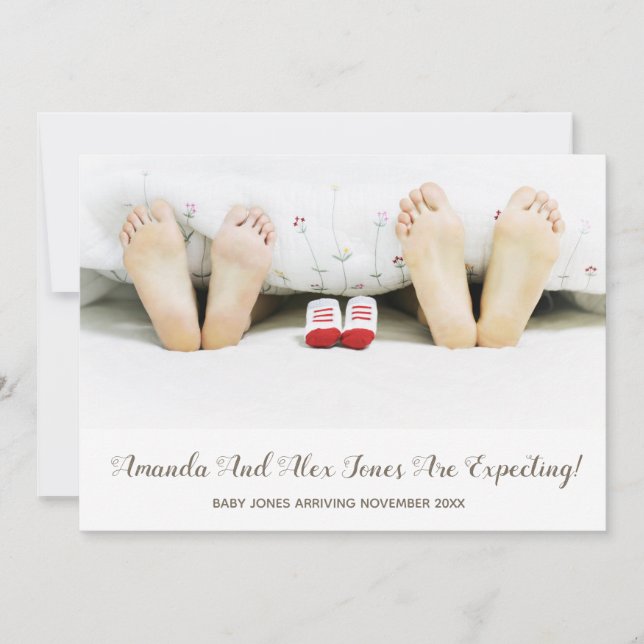 Foto Invitación de embarazo (Anverso)