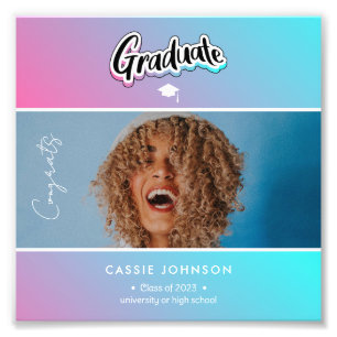 Foto Invitación de graduación