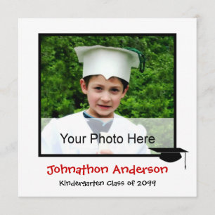 Foto Invitación de graduación de Kindergarten