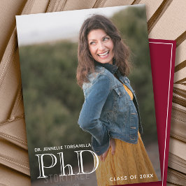 Foto Invitación de graduación de PhD en Borgoña Bl