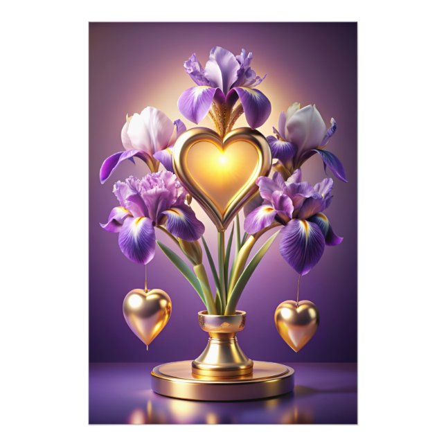 Foto Iris radiante Blossom 3D Render por Neskie D (Frente)